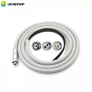 Высококачественные шланговые трубки для стоматологических наконечников с 2/4/6 отверстиями для использования в стоматологической воздушной турбине 2 holes белый