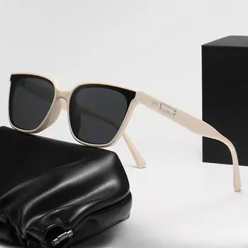 Высококачественные солнцезащитные очки Square Big Box, простое и узкое лицо, солнцезащитные очки знаменитостей в Интернете с защитой от ультрафиолета