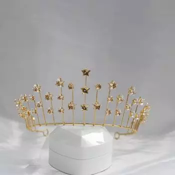 Высококачественные стразы корейская свадьба фея свадебное платье тиара невеста супер фея корона взрослый день рождения принцесса величественная девушка