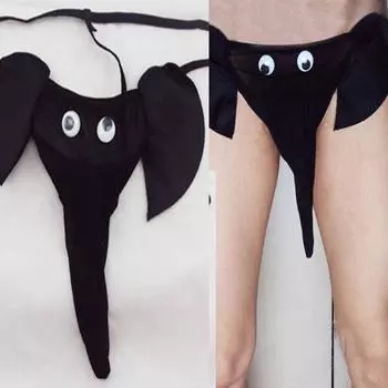 Высококачественные стринги сексуальное нижнее белье в форме слона стринги Т-образный вырез
