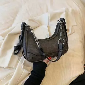 Высококачественные сумки через плечо для женщин, новые винтажные сумки большой емкости из джинсовой ткани, элегантные модные сумки для поездок на работу