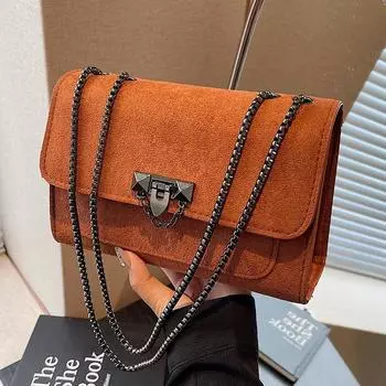 Высококачественные сумки нишевого дизайна, популярные повседневные сумки через плечо с цепочкой, универсальные сумки через плечо в стиле ретро для женщин