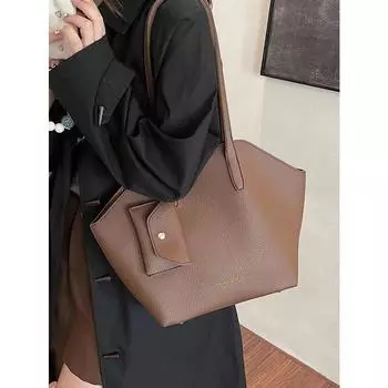 Высококачественные сумки-тоут Sense Commuter, женские классические универсальные сумки через плечо из искусственной кожи, однотонные женские сумки-ведра