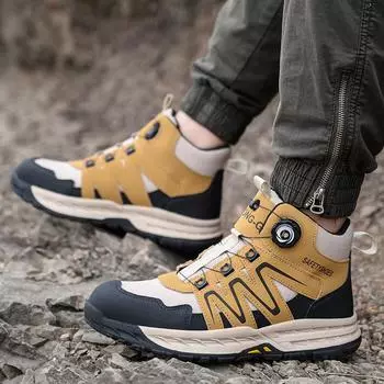 Высококачественные сварные бенгальские огни с вращающейся кнопкой, защитная обувь для мужчин, кроссовки со стальным носком, рабочая обувь, мужские рабочие ботинки с защитой от проколов 41