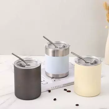 Высококачественные термосы с соломенными чашками для студентов, чтобы пить воду, портативные ручные чашки для путешествий, автомобильные чашки.