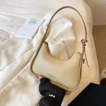 Высококачественные текстурированные женские сумки под мышками, весна-лето, модная сумка из искусственной кожи на одно плечо, модная женская сумка (20cm<Max Length<30cm)