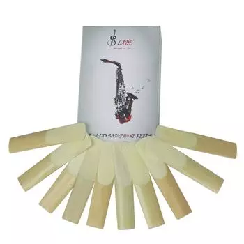 Высококачественные трости для альт-саксофона прочностью 2,5, 10 шт./коробка