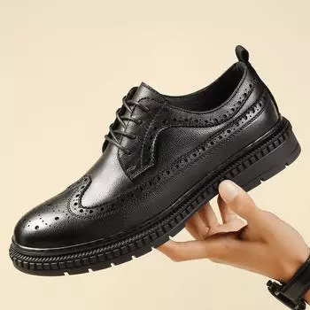 Высококачественные туфли-оксфорды ручной работы, мужская обувь из натуральной кожи, свадебные туфли, официальная обувь в стиле ретро, дизайнерские туфли-броги 38
