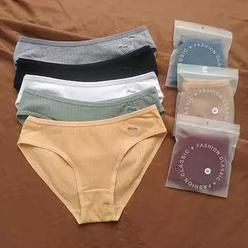 Высококачественные удобные трусики с низкой посадкой, женские хлопковые дышащие трусики-хипстеры, женские сексуальные милые трусики для студентов, женские летние трусики из хлопка S