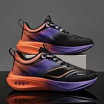 Высококачественные унисекс марафонские кроссовки для мужчин и женщин, спортивная обувь для бега, кроссовки с мягкой подушкой, модные светоотражающие тренировочные туфли 35