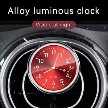 Высококачественные универсальные модные маленькие светящиеся автомобильные часы, ударопрочные декоративные автомобильные часы, автомобильные украшения, автомобильные аксессуары