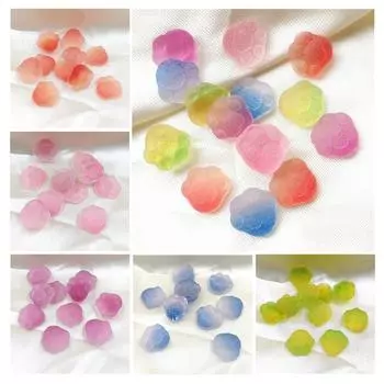 Высококачественные ювелирные материалы, чашка для воды, 10 шт., двухцветные декоративные материалы, смола, бусины в виде кошачьей лапы, модная коробка для хранения, аксессуары ручной работы «сделай сам» зелёный