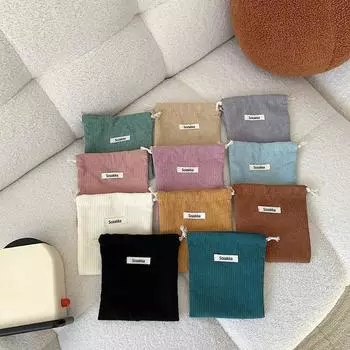 Высококачественные вельветовые сумки для хранения на шнурке, подарочная упаковка, маленькая сумка, косметическая губная помада, органайзер для конфет