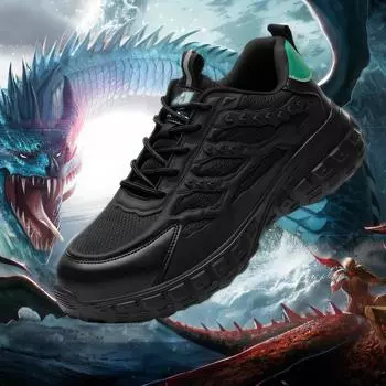 Высококачественные защитные кроссовки для мужчин, рабочая обувь, дышащая стальная накладка на носок, устойчивая к проколам, унисекс, нескользящие ботинки 40 чёрный