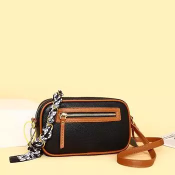 Высококачественные женские сумки через плечо из натуральной коровьей кожи, натуральная кожа для повседневных простых небольших женских сумок