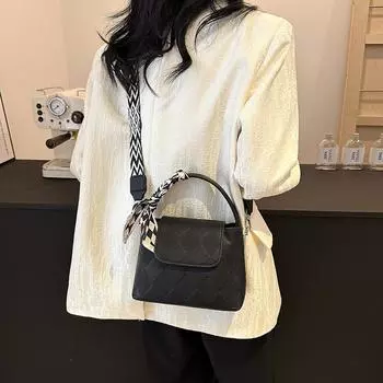 Высококачественные женские сумки на одно плечо через плечо портативные базовые стильные универсальные популярные новые модели женские сумки