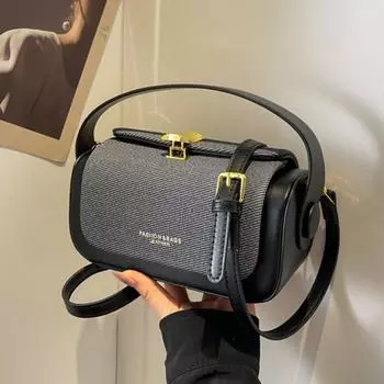 Высококачественные женские сумки Sense небольшого размера, модные классические сумки из искусственной кожи для женщин, сумки через плечо с короткими ручками (20cm<Max Length<30cm) бежевый