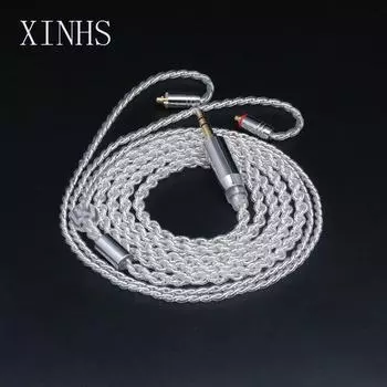 Высококачественный 4-жильный посеребренный медный кабель для наушников (MMCX/0,78 мм/QDC/TFZ) TFZ; 3.5