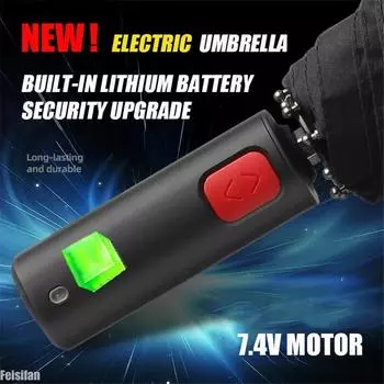 Высококачественный электрический автоматический зонт, новинка, подарочный автомобильный зонт высокого класса для женщин, мужчин, бизнеса