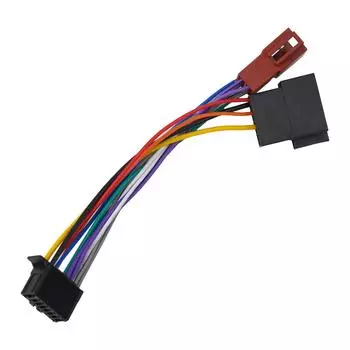 Высококачественный аудиокабель-адаптер для Pioneer 2010-on ISO Female Connector Недеформируемый 12 В 185 мм Антикоррозийный CHINA