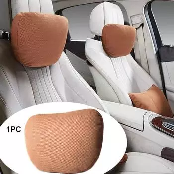 Высококачественный автомобильный подголовник, поддержка шеи, сиденье, мягкая подушка для шеи, дышащая для Maybach S-класса, дизайн, универсальная защита шеи серый