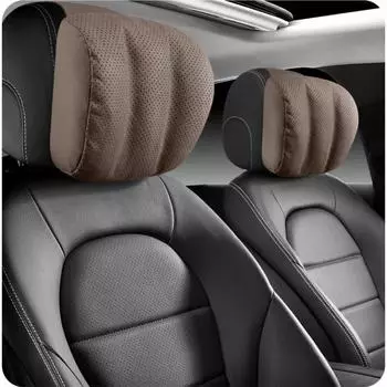 Высококачественный автомобильный подголовник с поддержкой шеи / Maybach Design S Class мягкая универсальная регулируемая автомобильная подушка для шеи серый