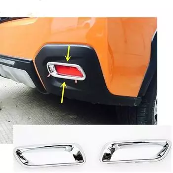 Высококачественный автомобильный Стайлинг, чехол из АБС-пластика, хромированный задний задний противотуманный фонарь, накладная рамка, аксессуары для su + ba + ru XV 2012 2013 2014 2015 2016 2 шт.