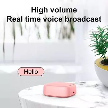 Высококачественный Bluetooth-динамик с матовой текстурой, компактный и портативный, подходит для альпинизма и велоспорта белый