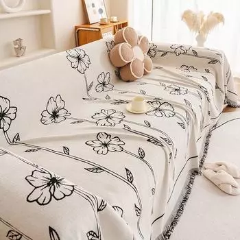 Высококачественный чехол для дивана из синели, всесезонное универсальное одеяло для дивана, универсальный чехол «все включено» 180*130cm