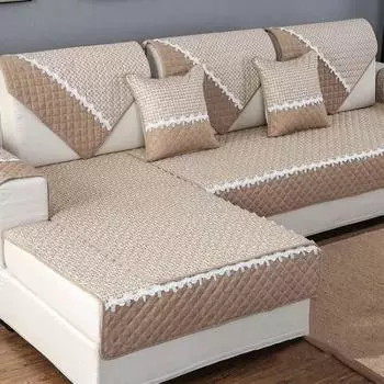 Высококачественный чехол для дивана, Полотенце для дивана, однотонная хлопково-льняная ткань, чехол для дивана, в наличии четыре сезона, полотенце для дивана 70X70cm 1pcs