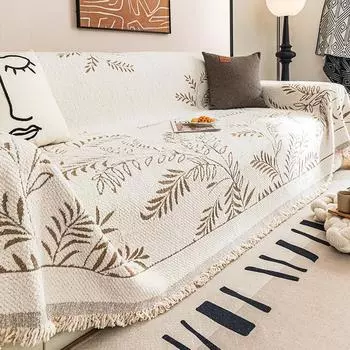 Высококачественный чехол для дивана, ткань для полотенец, одинарный бархат, утолщенный нескользящий чехол для дивана, универсальный чехол, пылезащитное одеяло для дивана 180*130cm