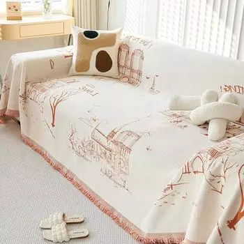 Высококачественный чехол для дивана в стиле INS, ткань из синели, не царапающий чехол для дивана, универсальный универсальный чехол, универсальный коврик на четыре сезона 180*130cm