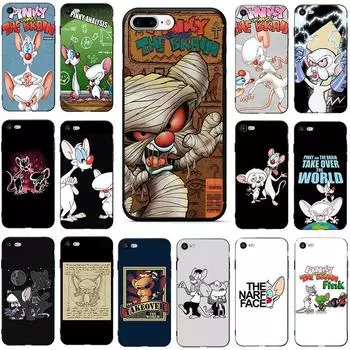 Высококачественный чехол для телефона из ТПУ с изображением мультсериала Пинки и Брэйн для iPhone 5 5S SE 2020 6 6s 7 8 plus X XR XS MAX 11 11Pro Max iPhone SE2020