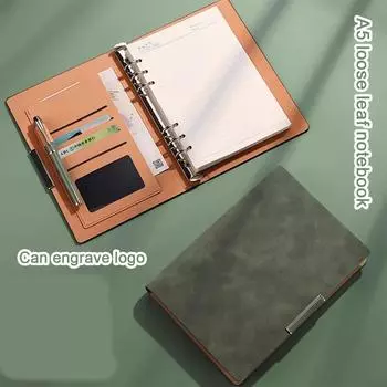 Высококачественный деловой блокнот формата А5 с отрывными листами, кожаные заметки для студентов, рабочий блокнот, сменные страницы, ежедневник, книга для записи совещаний A5