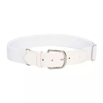 Высококачественный детский регулируемый эластичный поясной ремень, поясной ремешок, пояс, бейсбольный ремень белый