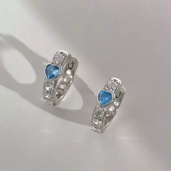 Высококачественный дизайн женских серег Sky Blue Fresh