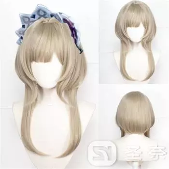 Высококачественный игровой парик Fatui для косплея Sandrone Marionette, термостойкие синтетические волосы, парики для аниме + шапочка для парика One Size