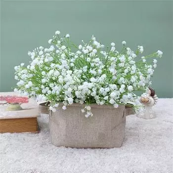 Высококачественный искусственный цветок, экологически чистый, прочный, тонкая работа белый