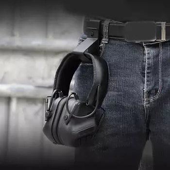 Высококачественный износостойкий экологически чистый крючок для наушников Molle Clamp вешалка для гарнитуры настольный держатель для телефона для улицы коричневый