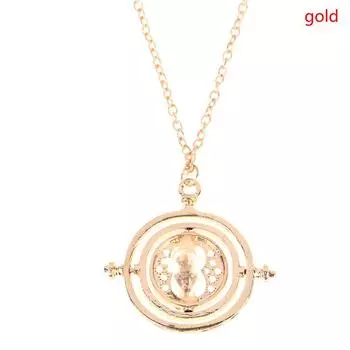 Высококачественный кинопериферийный преобразователь времени песочные часы ожерелье для подарков золотой