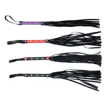 Высококачественный кнут из искусственной кожи для верховой езды, кнут для вечеринок, наручники для королевы, красочный кнут для верховой езды 1