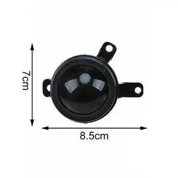 Высококачественный колпачок для противотуманной фары, легкий, прочный, черный колпачок для противотуманной фары, надежный, черный колпачок для противотуманной фары чёрный