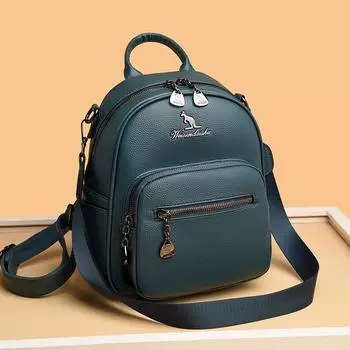 Высококачественный корейский плутониевый кожаный мини-рюкзак, многофункциональный дорожный женский рюкзак