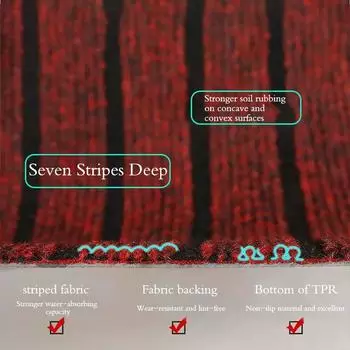 Высококачественный коврик для входной двери, прямоугольный коврик, нескользящий коврик для ног, комнатные коврики, внутренний и наружный коврик для двери дома, декор 45x70cm