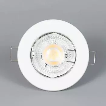 Высококачественный круглый светодиодный светильник из цинкового сплава с вырезом 60 мм, рама GU10, встраиваемый светильник, корпус точечного светильника