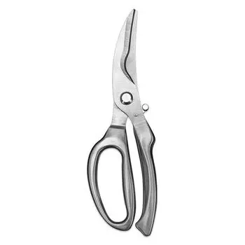 Высококачественный материал из нержавеющей стали 3CR13, многофункциональные ножницы для куриной кости, кухонные ножницы толщиной 4 мм, прочный режущий инструмент серебряный