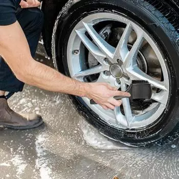 Высококачественный материал щетка для чистки автомобильных шин Dfloor Mat Fabric универсальная щетка для чистки автомобильных шин щетка для красоты автомобиля чёрный