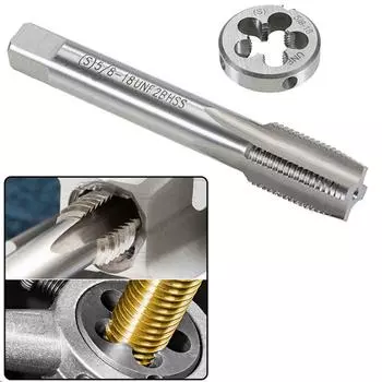 Высококачественный метчик HSS 5/8-18 UNF и плашка 5/8-18 UNF, правая рука