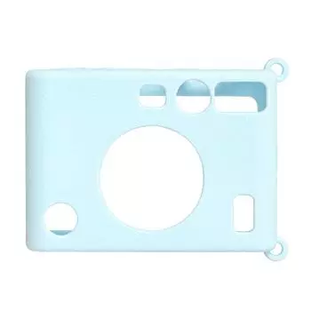 Высококачественный мягкий силиконовый защитный чехол для камеры, сумка для переноски камеры Fujifilm Instax Mini Evo Instant (Без ремня) розовый