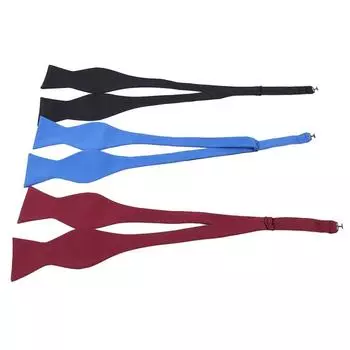 Высококачественный мужской полиэстеровый галстук-бабочка из тыквы, формальный модный деловой повседневный галстук One Size чёрный